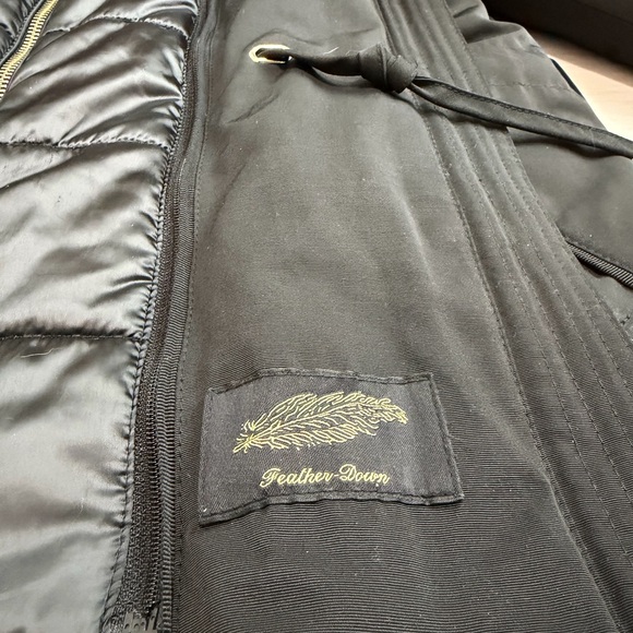 [Massimo Dutti] Black Hooded Puffer Jacket - Picture 5 of 16